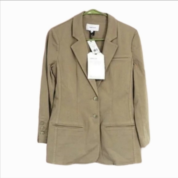 Current Elliott The Highball Blazer Tan Women's Size 0 NWT - Picture 2 of 8